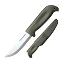 COLD STEEL Finn Hawk 4in Straight Back Blade OD Green Polypropylene Handle Fixed Knife with Sheath (CS-20NPK) - Cold Steel