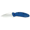 KERSHAW Scallion 2.4in Drop Point Navy Blue Folding Knife (1620NB) - Kershaw