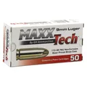 MAXXTECH 9mm 115Gr FMJ 50rd Ammo (TLPTGB9MMBC50) - MaxxTech Ammo