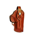 BOND ARMS Premium 3.5in Texas Defender Leather Tan Right Hand Holster (BAH-RT-350-TN-R-CP) - Bond Arms