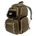 G*OUTDOORS Pistolero Rifle Green/Khaki Backpack with Cradle for 5 Handguns (GPS-1712BPRK) - G*Outdoors