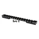 WARNE Mountain Tech 20 MOA Black Anodized Tactical Rail for Weatherby Mark V Standard 6 lug (7653-20MOA) - Warne