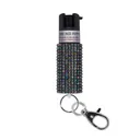 SABRE Jeweled Black Pepper Spray with Key Ring (KR-J-BK-02) - Sabre