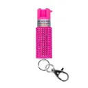 SABRE Jeweled Pink Pepper Spray with Key Ring (KR-J-PK-02) - Sabre
