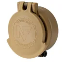 NIGHTFORCE Dark Earth Eyepiece Flip-Up Lens Caps for NX8 20x, 32x, NXS 15x, 22x, 32x, 42x, SHV 10x, 14x, 20x (A713) - Nightforce Optics