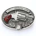 NAA 22 Long Rifle Mini-Revolver with Oval Ornate Belt Buckle (NAA-22LR-BBO) - North American Arms
