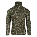 DRAKE Ol Tom Performance 1/4 Zip Old School Green Shirt (OT3120-037) - Drake Waterfowl