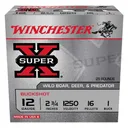 WINCHESTER AMMO Super-X 12Ga 2.75in #1 Buck 16 Pellets 25rd/Box Shotshells (XB121VP25) - Winchester Ammo