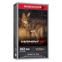 WINCHESTER AMMO Varmint X .243 Win 65Gr Extreme Point 20rd/Box Rifle Ammo (X243PXP) - Winchester