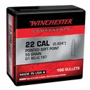 WINCHESTER AMMO 223 Rem 55Gr Pointed Soft Point 100rd/Box Rifle Ammo (WB223SP55X) - Winchester Ammo