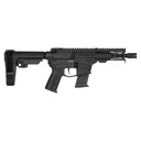 CMMG Banshee MK57 5.7x28mm 8in 20rd Armor Black Semi-Automatic Pistol with Ripbrace (57A2E0F-AB) - Cmmg