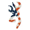 BROWNING Buckmark 6in Red/White/Blue Decal (3922003116) - Browning