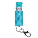 SABRE Jeweled Teal Pepper Spray with Key Ring (KR-J-TL-02) - Sabre