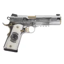 EAA Girsan MC1911 Liberador II 9mm 5in 10rd Chrome/Gold Engraved Pistol (391053) - European American Armory
