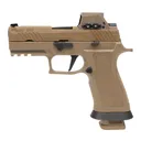SIG SAUER M18X 9mm 3.9in 3x 21rd Mags Coyote Tan Pistol with ROMEO-M17 Red Dot Sight (M18X-9-RX) - Sig Sauer