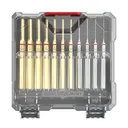 REAL AVID/REVO Accu-Punch 11-Piece Standard Brass and Steel Pin Punch Set (AVAPK-B) - Real Avid