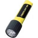STREAMLIGHT 4AA LED 67 Lumens Yellow Flashlight Clam Package with White LEDs And Alkaline Batteries (68202) - Streamlight