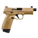 FN AMERICA 545 Tactical .45 ACP 4.71in 2x 10rd Mags FDE/FDE Pistol (66-101386) - Fn America