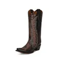 CIRCLE G by CORRAL Women's Brown/Tan Embroidery and Triad Western Boots (L5872-M-05) - Corral