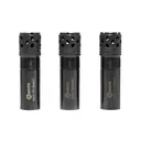 GRITR Shotgun Choke Tube 3 Pack Set for 12 Ga Beretta/Benelli Mobil - Black - GRITR