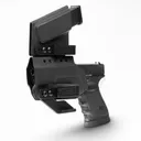 GRITR IWB Kydex Appendix Carry Left Hand Pistol Holster Fits Glock 19 - Gritr