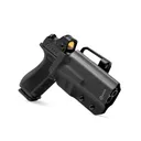 GRITR OWB Kydex Right Hand Gun Holster Compatible with Glock 17 - Gritr