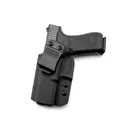 GRITR IWB Kydex Right/Left Hand Gun Holster Compatible with Glock 17/19 Gen 1-6, G26/G19x/34 Gen 1-5, Glock 45 Gen 5-6 - Gritr
