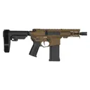 CMMG Banshee Mk4 5.7x28mm 5in 32rd With Ripbrace Midnight Bronze Pistol (54A3B0F-MB) - Cmmg