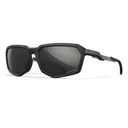 WILEY X EYEWEAR Recon Sunglasses with Matte Black Frame and Captivate Polarized Black Mirror Lens (AC6RCN05) - Wiley X Eyewear