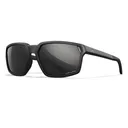 WILEY X EYEWEAR Sierra Sunglasses with Matte Black Frame and Captivate Polarized Black Mirror Lens (AC6SRA05) - Wiley X Eyewear
