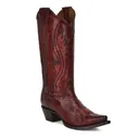 CIRCLE G by CORRAL Women's Wine Embroidery & Studs Western Boots (L2067-M-05) - Corral