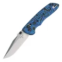 HOGUE Deka 3.25in Clip Point Blade G-Mascus Blue Lava G10 Handle Folding Knife (24273) - Hogue