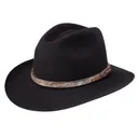 STETSON Unisex Jackson Black Outdoor Hat (OWJKSN-217107) - Stetson