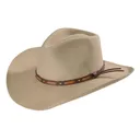 STETSON Hutchins 3X Wool Felt Stone Cowboy Hat (SWHUTC-403420) - Stetson