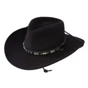 STETSON Unisex Adults Santa Fe Black Hat (SWSTFE-813207) - Stetson