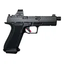 SHADOW SYSTEMS DR920 War Poet 9mm 5in Fluted Threaded Black Barrel 2x 17rd Black Pistol with Holosun 507C (SS-2075-H) - Shadow Systems