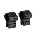 BKL Long Double Strap 1in Medium Dovetail Scope Rings (263-MB) - Bkl