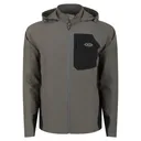 DRAKE Men's Rain Brake Lightweight Solid Softshell Charcoal Heather Jacket (DS7530-CHH) - Drake