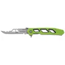 Schrade Isolate Enrage 8 Satin Blade Gree Carbon Fiber Handle Replaceable Blade Knife (1197646) - Schrade