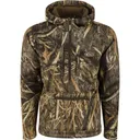 DRAKE MST Ultimate Wader Quarter Zip Shadow Grass Habitat Hoodie (DW7420-022) - Drake