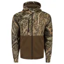DRAKE MST Hole Shot Hooded Windproof Eqwader Full Zip Habitat Two-Tone Jacket (DW7390-022T) - Drake