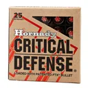 HORNADY Critical Defence 5.7x28mm 40 Gr Ftx Cd 25rd Box Handgun Ammo (90000) - Hornady