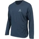 BERETTA Men's USA 2.0 Navy Heather Long Sleeve Shirt (TS230T1890051Y) - Beretta