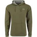 DRAKE Men's The Three End Kalamata Olive Solid Hoodie (DS2295-KMO) - Drake