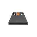 NIGHT FISION Suppressor Height Orange/Black Night Sight Set for Glock 17/19/34 (GLK-004-003-OGZG) - Night Fision