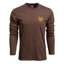 VORTEX Mens Diamond Crest Brown Heather T-Shirt (222-10-BRH) - Vortex