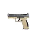 WALTHER PDP Full Size Optic Ready 9mm 4.5in 18rd Two-Tone Tan - Frame Semi-Auto Pistol (2858380) - Walther