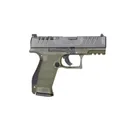 WALTHER PDP Compact Optic Ready 9mm 4in 15rd Two-Tone Green - Frame Semi-Auto Pistol (2858428) - Walther Arms