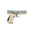 WALTHER PDP Compact Optic Ready 9mm 4in Two-Tone Tan - Frame Semi-Auto Pistol (2858444) - Walther Arms