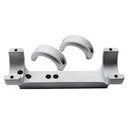 DNZ Game Reaper Thompson Center Encore/Omega 1in Silver 1-Pc Med Base And Ring Combo (10005) - Dnz